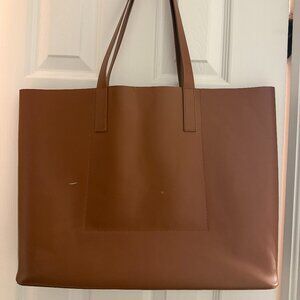 Everlane Market Caramel Leather Tote